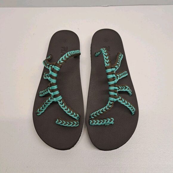 Plaka Shoes - Plaka Relief Flip Flops With Arch Support Womens Size 8